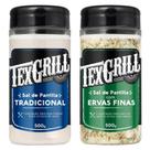 Kit Tempero de Carnes Costela e Assados Sal de Parrilla Tradicional +Sal Parrilla Erva 500g Texgrill