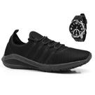 Kit Tênis Academia Esportivo Masculino Corrida Caminhada Esporte + Relógio Casual Kit Tênis Academia Esportivo Masculino Corrida Caminhada Esporte + Relógio Casual