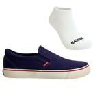 Kit Tênis Casual Masculino Rainha Iate IV e Meia