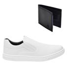 Kit Tênis Casual Masculino Slip On Elástico Casual Carteira Kit Tênis Casual Masculino Slip On Elástico Casual Carteira