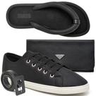 Kit Tenis Casual Master Shoes Cadarço Sola Reta com Chinelo Carteira e Cinto Kit Tenis Casual Master Shoes Cadarço Sola Reta com Chinelo Carteira e Cinto