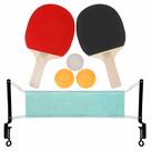 Kit Tenis De Mesa Ping Pong Com 1 Rede + 2 Raquetes + 3 Bolinhas - Art Brink