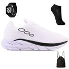 Kit Tenis Esportivo Academia + Mochila Bag + Meia e Relogio