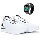 Kit Tênis Esportivo Masculino Academia Caminhada Olimp + Smartwatch BF Shoes