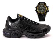 Kit tenis esportivo stret urban macio leve confortavel relogio sport digital moderno