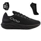 Kit Tenis Esportivo Unissex Academia + Meia e Relogio