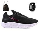 Kit Tenis Esportivo Unissex Academia + Mochila Bag e Relogio