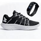 Kit Tênis Esportivo Unissex Corrida Antiderrapante + Relógio