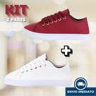 Kit tenis feminino adulto queima de estoque outono/inverno dia a dia