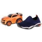 Kit tênis infantil play + carrinho kidy - 0070597
