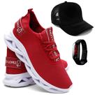 Kit Tênis Masculino Academia e Corrida + Boné + Digital