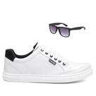 Kit Tênis Masculino Casual Cano Curto Blaqueado Leve Óculos