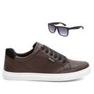 Kit Tênis Masculino Casual Cano Curto Blaqueado Leve Óculos Kit Tênis Masculino Casual Cano Curto Blaqueado Leve Óculos