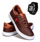 Kit tênis masculino lançamento polo open confortavel casual elegante relógio digital moderno barato Kit tênis masculino lançamento polo open confortavel casual elegante relógio digital moderno barato