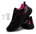 Kit Tenis Masculino Macio Confort Academia + Fone De Ouvido