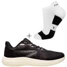 Kit Tênis Rainha Blare Esportivo+Meia Penalty Esportiva Movimento Cor:Bege+BrancoTamanho:39Gênero:Homem