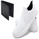 Kit Tênis Slip On Com Carteira Casual Unissex Conforto