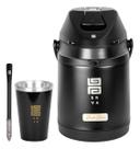 Kit Tereré Black Erva Cuia Bomba Garrafa Termica 2.5l Cores