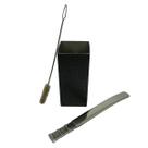 Kit tereré copo aço inox 250ml craquelado quadrado + bomba clássica 18cm + escova higiênica perfeita para o dia a dia Kit tereré copo aço inox 250ml craquelado quadrado + bomba clássica 18cm + escova higiênica perfeita para o dia a dia