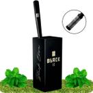 Kit Tereré Cuia Black Erva Inox Preto E Bomba Mola Externa