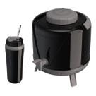 Kit Tereré Cuia Com Tampa, Bomba Inox + Garrafa 5 Litros Unitermi