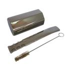 Kit tereré cuia copo octogonal 300ml + bomba tela super premium 20cm + escova