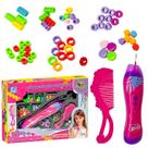 Kit Tererê Miçangas De Cabelo Com Aplicador Crie Penteados Brinquedo Para Meninas Kit Tererê Miçangas De Cabelo Com Aplicador Crie Penteados Brinquedo Para Meninas