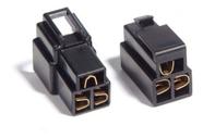 Kit Terminal Conector 3 Vias Technoise Com Trava - 100 Jogos