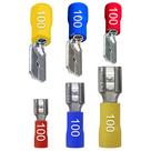 Kit terminal faston femea e macho 0,5-1,5/1,5-2,5/4-6 100 cada
