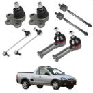 Kit Terminal Ponteira Axial Bieleta Pivo Gm Montana G1