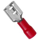 Kit Terminal Pré-Isolado Fêmea Fio 0,5/1,5mm Vermelho 6914 25 Unidades - CRIMPER