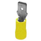 Kit Terminal Pre-Isolado Macho Fio 4,0/6,0mm Amarelo 4290 10 Unidades - CRIMPER