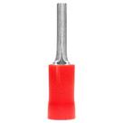 Kit Terminal Pre-Isolado Pino Fio 0,5/1,5mm Vermelho TPP21 25 Unidades - CRIMPER