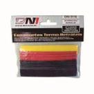 Kit Termo retrátil 10mm Contração 2:1 10 Pecas - DNI