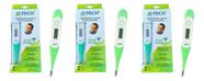 Kit Termômetro Digital TH400 Verde 3 Unidades G-tech - Verde TH Termo
