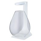 Kit Terrarium em Vidro Oval Base + Aquário Glass Pot + Luminária Magnética