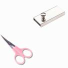 Kit Tesoura Arremate 4 Polegadas Ponta Curva Mais Guia Magnético Imã Reto Com Puxador Kit Tesoura Arremate 4 Polegadas Ponta Curva Mais Guia Magnético Imã Reto Com Puxador