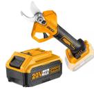 Kit Tesoura De Poda 20/30mm + Bateria 20V P20S Ingco