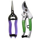 Kit Tesoura Jardinagem Trava e mola Tesoura Colheita Ponta Reta Poda Cabo Emborrachado 18cm Palisad