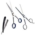 Kit tesouras barber navalha desfiadeira navalhete marco boni Kit tesouras barber navalha desfiadeira navalhete marco boni