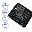 Kit Tesouras Cabeleireiro Profissional 17cm Fio Navalha