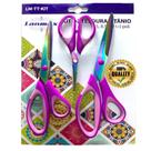 Kit Tesouras de Titânio Lanmax LM-TT-KIT 3 unidades