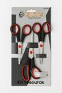 Kit Tesouras Elite 3 Peças Inox Multiuso