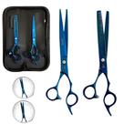Kit tesouras profissional laser e desfiadeira 7.0
