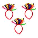 Kit Tiara Maluca Carnaval - c/ 3 unid