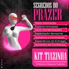 Kit tiazinha máscara + chibata arredondada