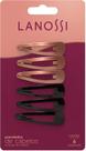 Kit Tic Tac Black Rose Lanossi Beauty & Care com 6 Unidades Preto e Metalizado