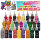 Kit Tie Dye Goodscious, 26 cores, garrafas de 35 ml, conjunto de bricolage