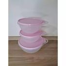 Kit tigela criativa com 3 peças Rosa Tupperware original