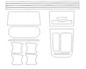 KIT TIGGO 7 PELICULA TELA, VELOCIMENTRO,CONSOLE, AR, MACANETA,QUINA DE PORTA,FRISO( abaixo da tela).